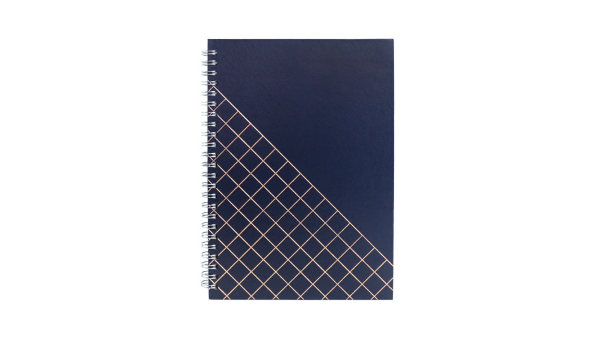 Grid Hard Cover Wire-O Notebook