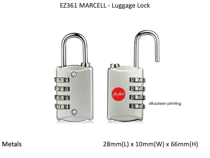 MARCELL - Luggage Lock