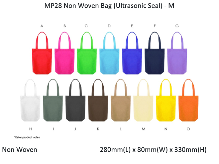 Non Woven Bag (Ultrasonic Seal) - M