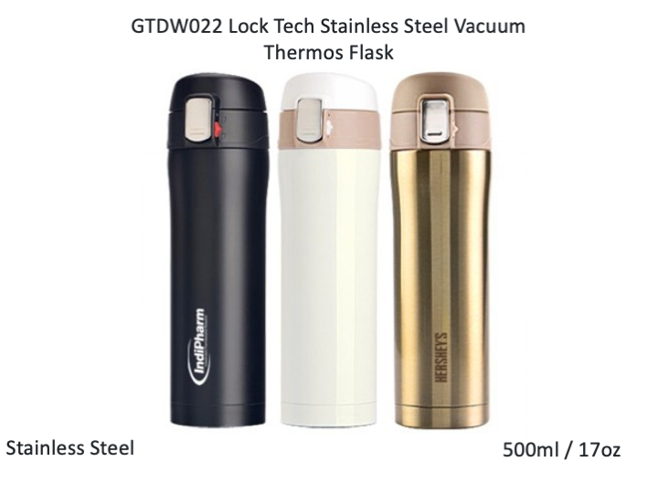 Lock Tech Stainless Steel Vacuum Thermos Flask - 500ml