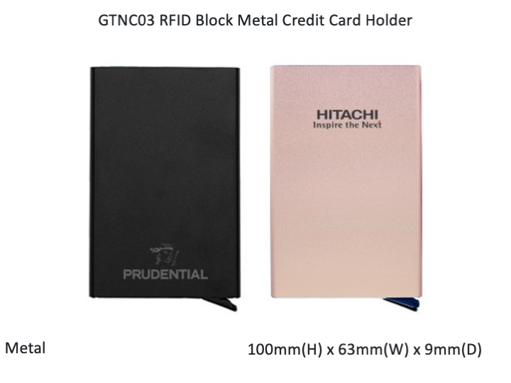 RFID Block Metal Credit Card Holder