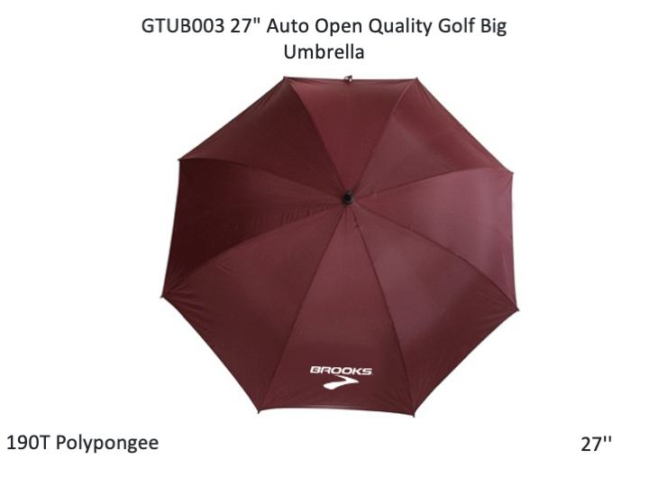 27" Auto Open Quality Golf Big Umbrella