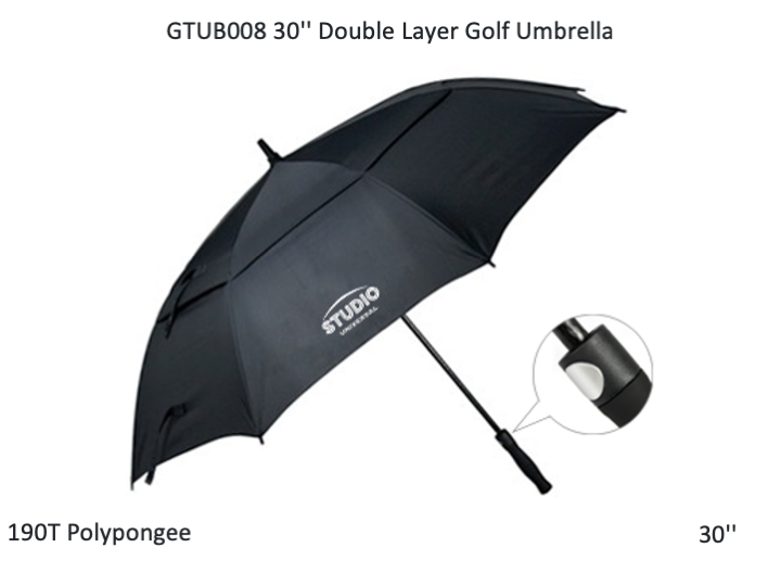 30'' Double Layer Golf Umbrella