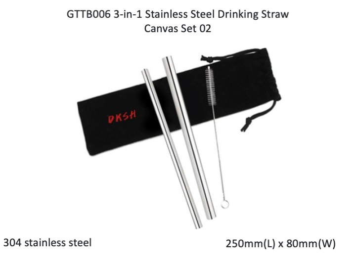 3-in-1 Stainless Steel Drinking Straw Canvas Set 02