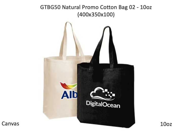 Natural Promo Cotton Bag 02 - 10oz (400x350x100)