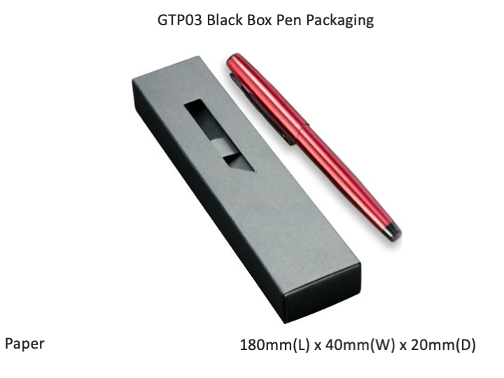 Black Box Pen Packaging