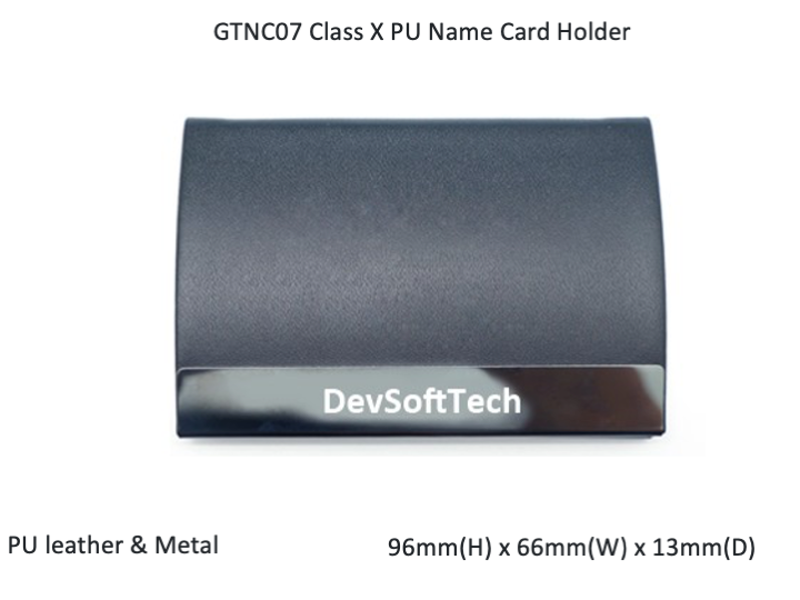 Class X PU Name Card Holder