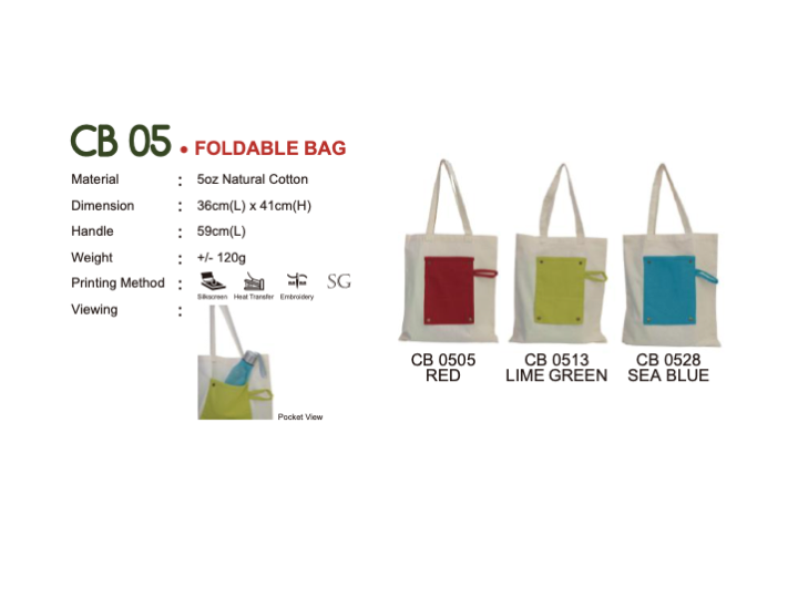 Foldable Canvas Bag