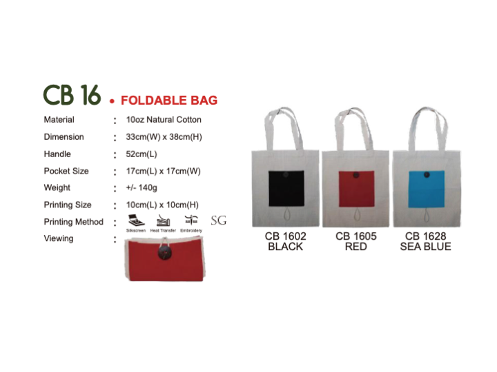 Foldable Cotton Bag